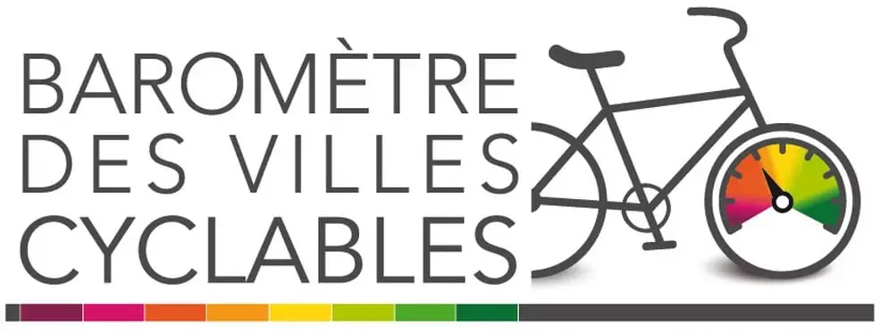 Logo du baromètre des villes cyclables